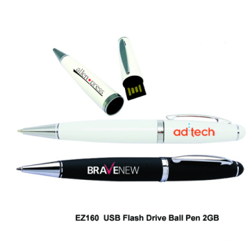 Шариковая ручка USB флэш-накопитель флэш-накопитель USB с Подгонянным Логосом